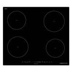 600mm Black I Series 3 4 Element Induction Cooktop