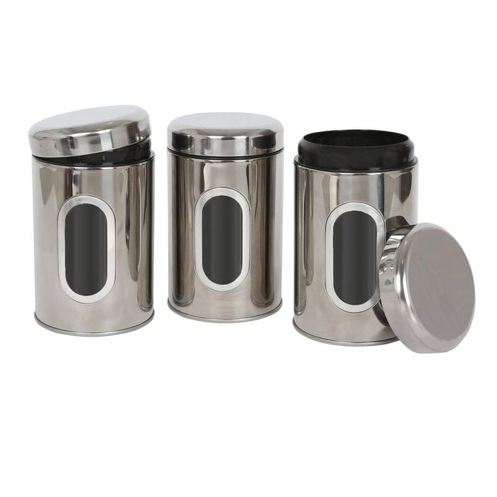 Harbour Housewares Stainless Steel Windowed Food Storage Container