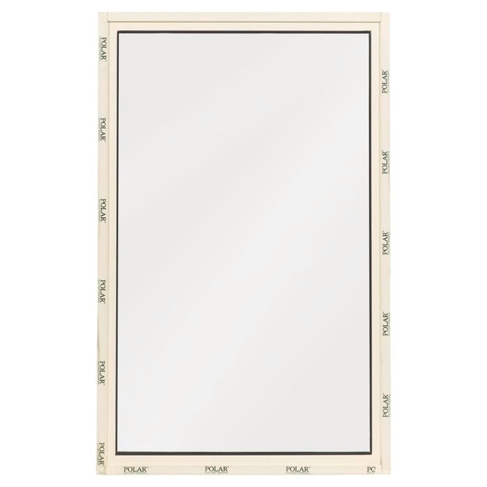 Polar     View 600 x 945mm Double Glazed Fixed White Birch Window