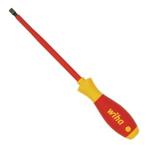 Wiha 3.0 x 100mm Insulated VDE 1000V Flat Screwdriver
