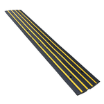 Heeve 1.2m Driveway Rubber Kerb Ramp for Rolled-Edge Kerb H0118