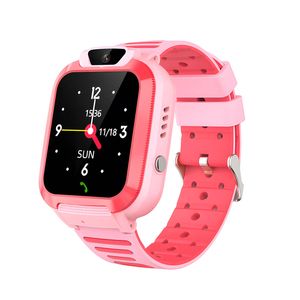 Catzon C2 Kids Smart Watch 4G GPS Tracker with Video Call & SOS Voice Chat-Pink