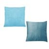 Bigittes Secret Pair of Calico Cordury Cushions Sky