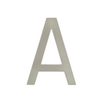 Sandleford 100mm Stainless Steel  Lorne Letter A