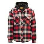 DeWALT Size XL Red Vozzo Hooded Flannel Jacket