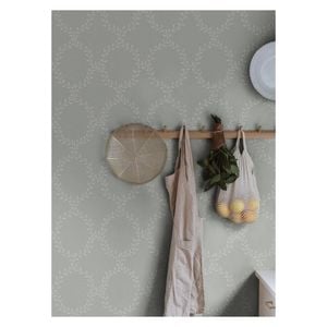Wallpaper Trader Wilma - misty-blue, Roll