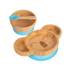 Tiny Dining Children's Bamboo Suction Koala Dinner Set