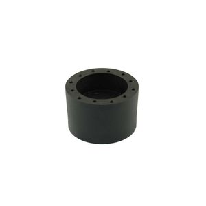 Billet Aluminium Black 6 Bolt Steering Wheel Adaptor/Boss - MGA 55-62, MGB 62-69, MGC 67-69, MG 1100 1300