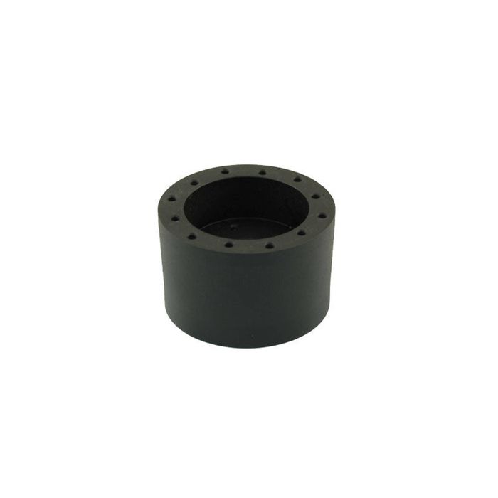 Billet Aluminium Black 6 Bolt Steering Wheel Adaptor/Boss - MGA 55-62, MGB 62-69, MGC 67-69, MG 1100 1300