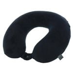 Milleni Memory Foam Comfort Ergonomic Air Travel Neck Pillow Neck Support Flight  Black