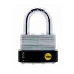 Yale 50mm Laminated Steel Ball Locking Padlock