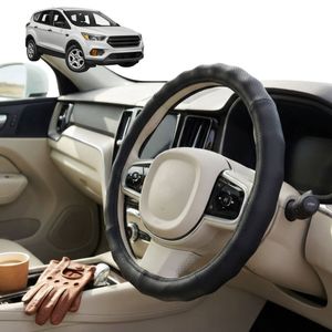 Australian Goose Steering Wheel Cover for Ford Escape 2013 - 2019 (ZG) Circle Black