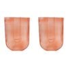 2PK LVD Glass Vase Arch Saffron Small Home Decor 13x18.5cm