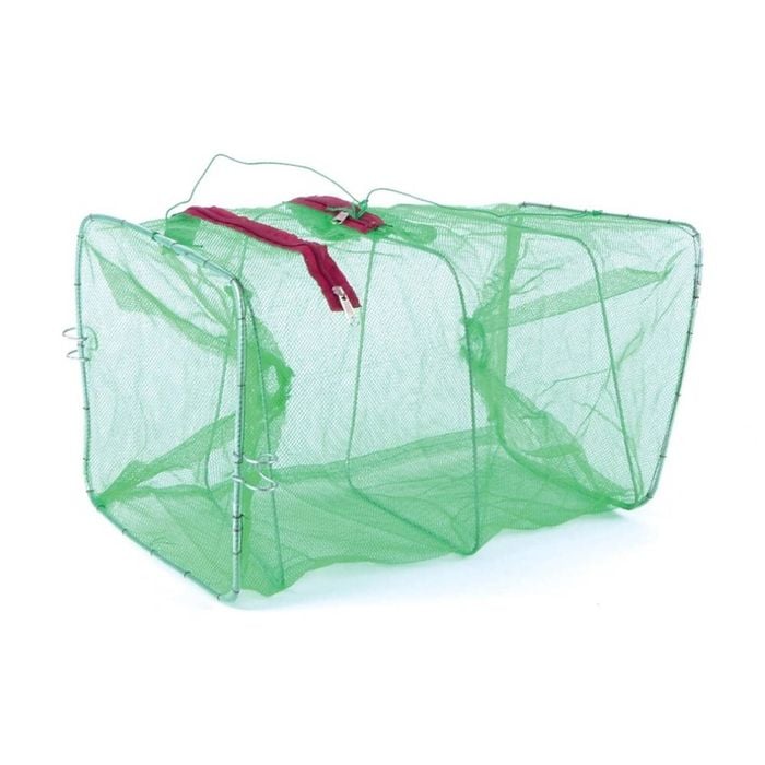 Jarvis Walker Net Factory Collapsible Bait Trap With 1 1/2 Inch Entry Rings