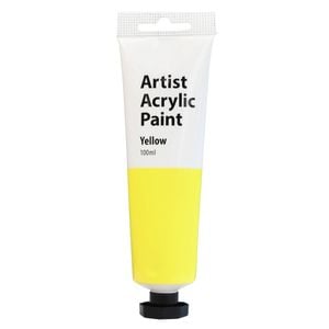 Boyle 100ml Yellow Artist Acrylic Paint