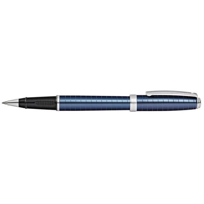 Sheaffer Prelude Roller Ball Pen Writer Ballpen W/ Engraved Lines Cobalt Blue