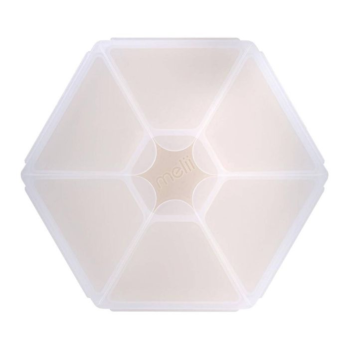 Melii Luxe Hexagon Snackle Box - Ivory