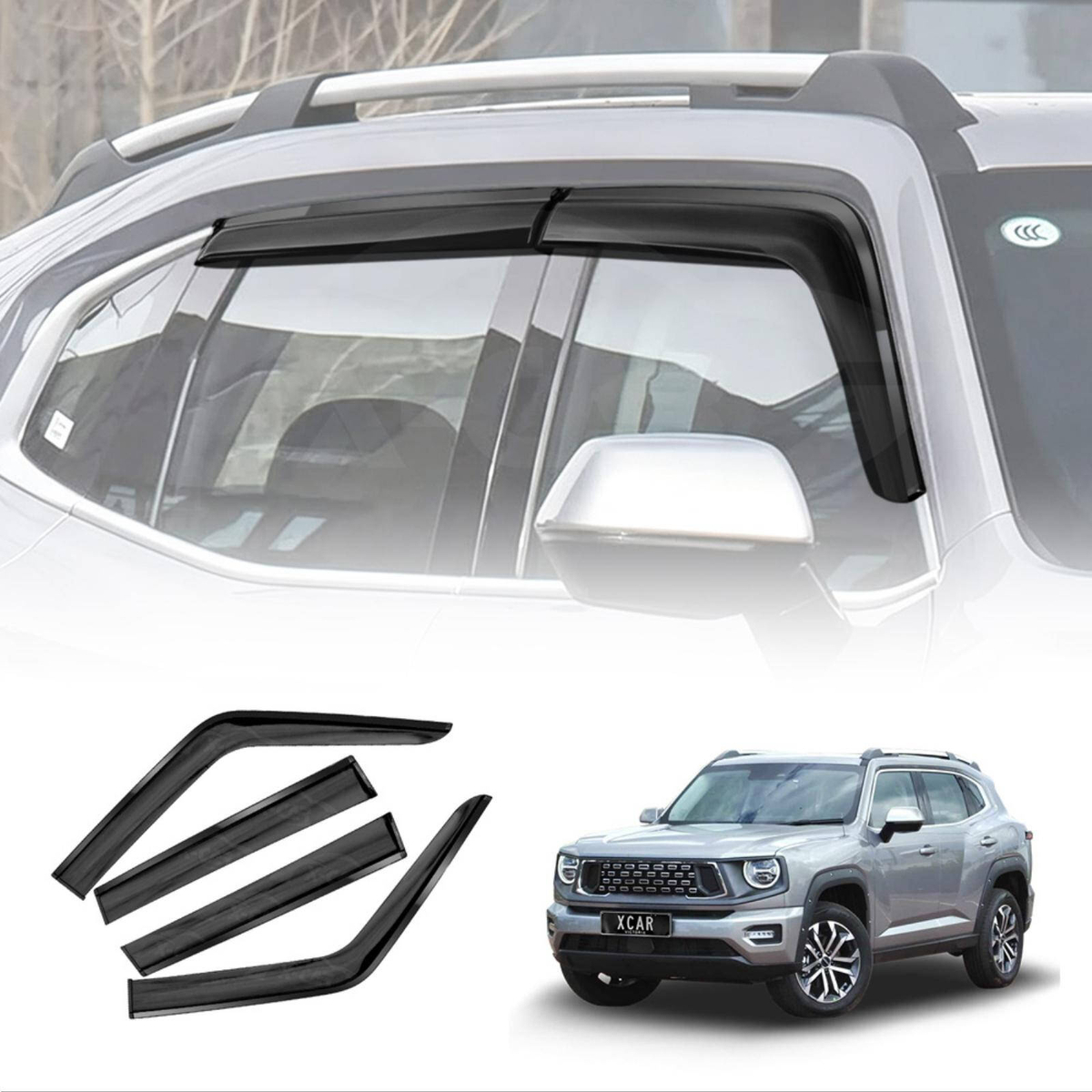 Weathershields for GWM Haval H7 2025-Onwards Car Wind Deflectors Window ...