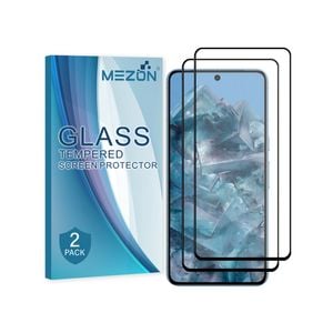2 Pack MEZON Google Pixel 8 Pro (6.7") Full Cover Tempered Glass Screen Protectors