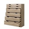 Artiss 6 Chest of Drawers Storage Cabinet Tallboy Oak