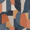 Ennedi Navy Wallpaper. 53cm x 10.05m