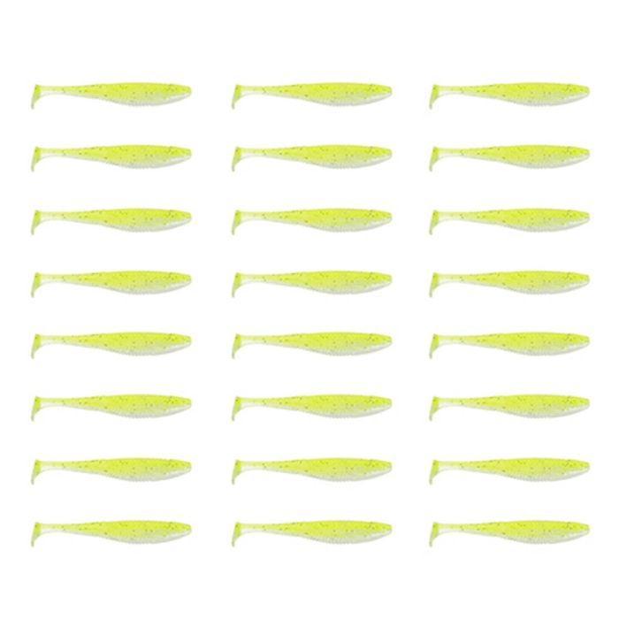 3x 8PK 2.75In Rapala Crush City The Suspect Plastic Fishing Lures - Neon Pearl