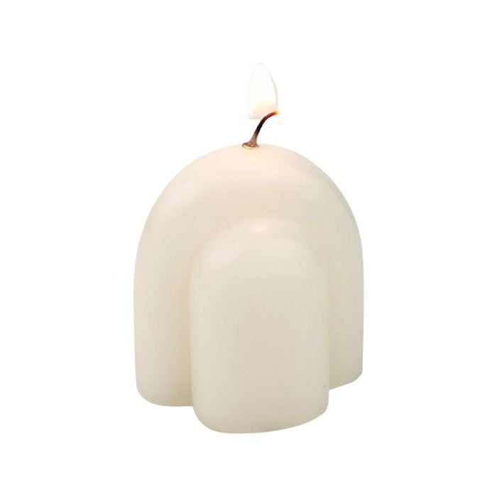 Urban Arch 5.5cm Vanilla Scented Candle Home Fragrance - Cream