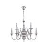 Lexi Lighting Large Ganeed Rustic 9-Light Pendant Light 70cm