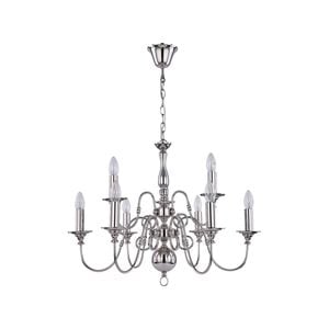 Lexi Lighting Large Ganeed Rustic 9-Light Pendant Light 70cm