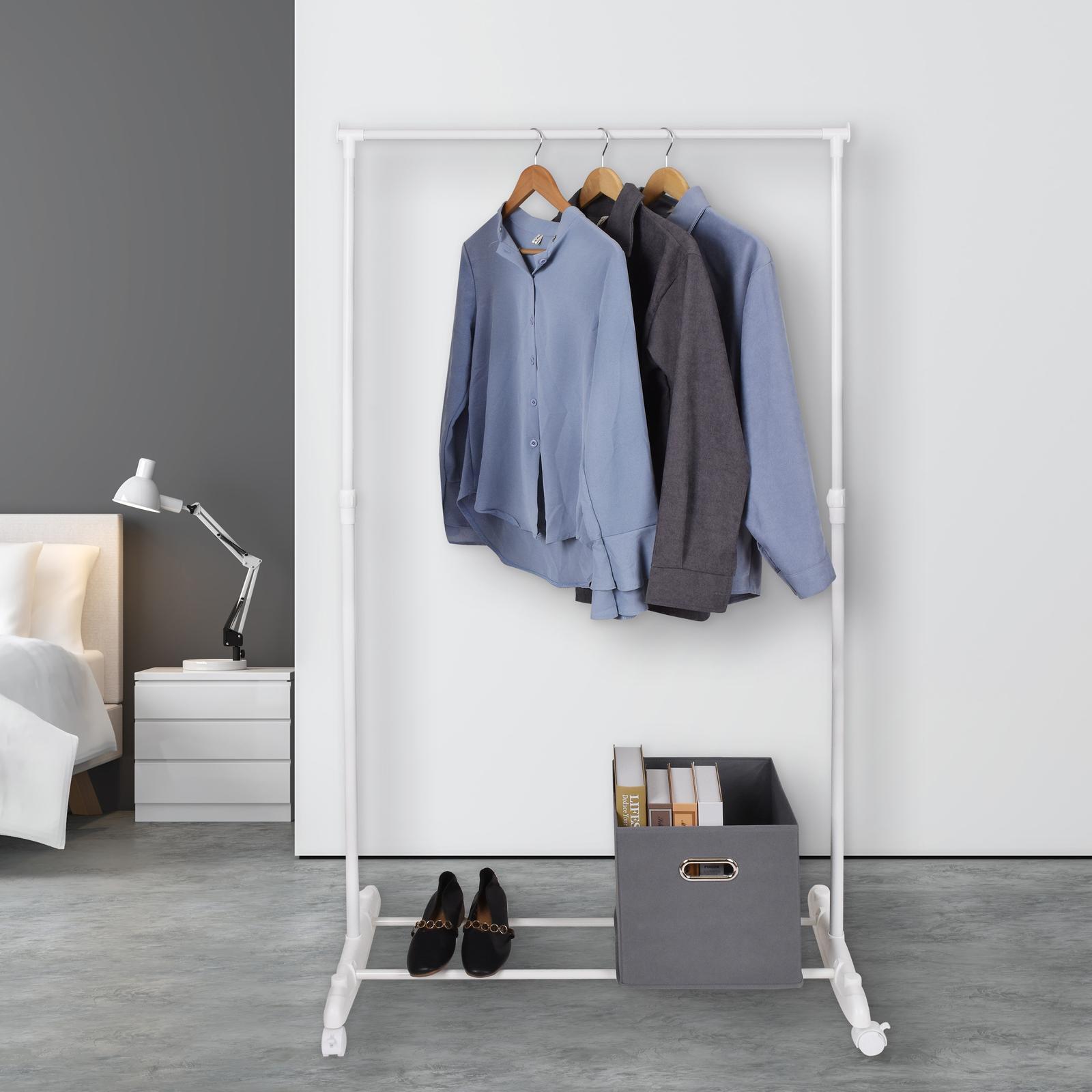 All Set 42 x 82 x 160cm Single Extendable Garment Rack Bunnings Australia