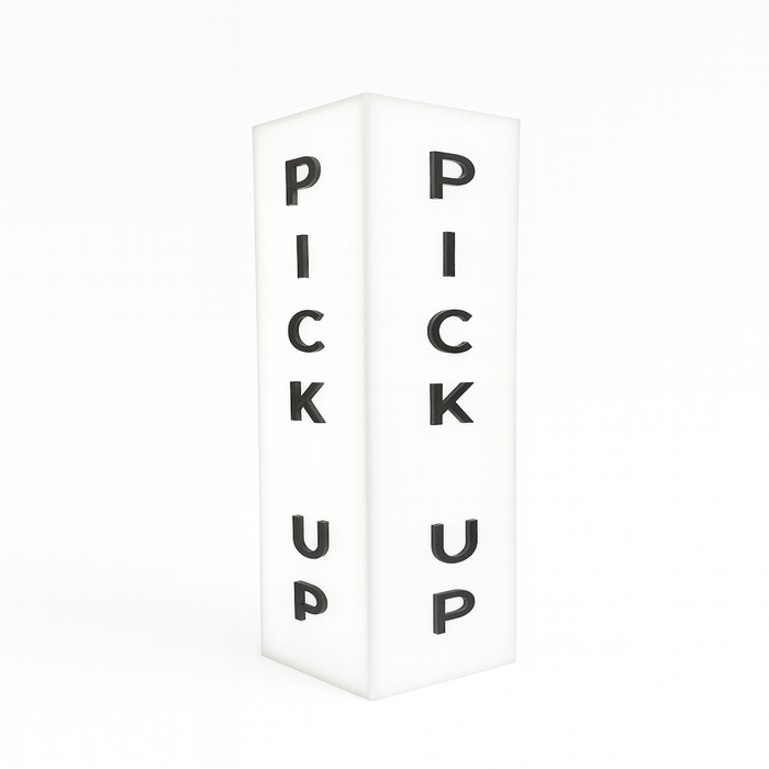 Portable Frameless Lightbox Pick Up 350mmx80mmx80mm