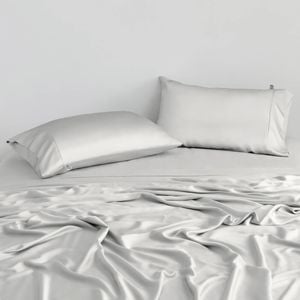Natural Home Bamboo Standard Pillowcase Dove Grey Twin Pack