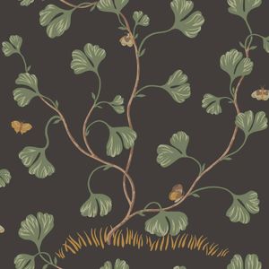 Wallpaper Trader Ebba Wallpaper Roll 10.05m X 53cm, Charcoal