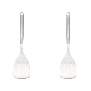 2PK KitchenAid Stainless Steel Slotted Turner 35cm - Silver