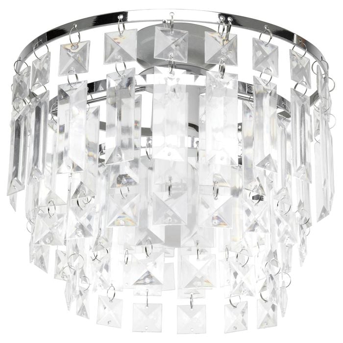 Brilliant Lighting 23cm Tivoli Clear DIY Install Batten Fix Light Shade