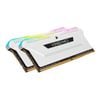 Corsair Vengeance RGB Pro 16GB(2x8GB) DDR4-3600 C18 Memory - White [CMH16GX4M2D3600C18W]