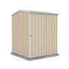 Absco Sheds 1.52 x 1.52 x 1.95m Classic Cream Premier Single Door Garden Shed