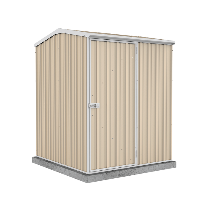 Absco Sheds 1.52 x 1.52 x 1.95m Classic Cream Premier Single Door Garden Shed