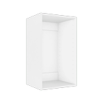 Lugna 768 x 450 x 380mm White Cabinet Shell