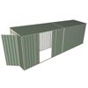 Build-A-Shed 1.2 x 6.0 x 2.0m Skillion Double Sliding Side Door Shed - Green