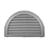 Builders Edge 864 x 559mm 1/2 Round Prime Exterior Wall Vent