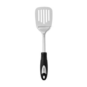 Scullery Kolori Stainless Steel Slotted Turner - Black