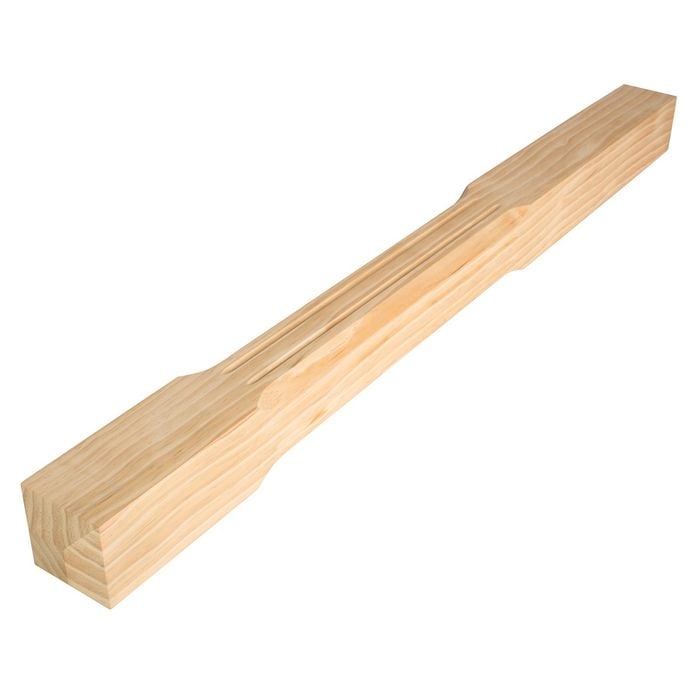 Hume Pine 90mm x 90mm x 1.3m Untreated Clear Pine Fluted Newel Post