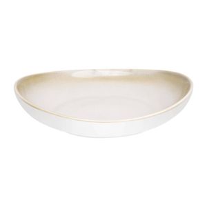 Olympia Wide Bowls Birch Taupe 208mm Pack Of 6 Ceramic Tableware Dining Bowls