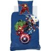 Marvel Avengers Blue Quilt Cover Set - Single Bed Size