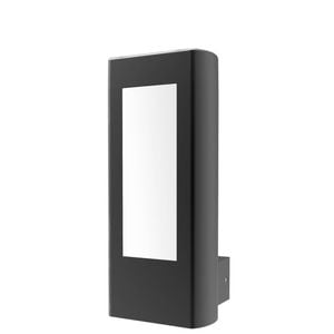 CLA Lighting Amun Exterior LED Matt Black Rectangular Surface Mounted Wall Light IP54