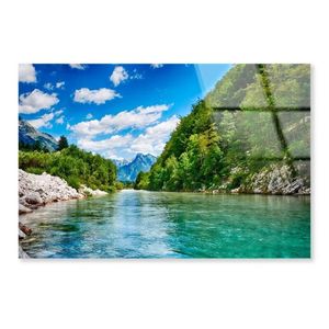 Oca River And Alps  Print 100% Australian Made 120 x 90cm  (Acrylic)