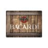 Nostalgic-art Bacardi Wood Barrel Logo 30x40cm Large Metal Tin Sign Plaque