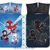 Marvel Spidey Cotton Glow-in-the-dark Kids Quilt Cover Set - Toddler Bed Size