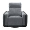 Alexios 1 Seater Fabric Electric Recliner Sofa Chair Lounge Grey